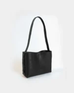 Zenia Shoulder Bag | Black Leather - Image 2