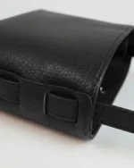 Zenia Shoulder Bag | Black Leather - Image 4