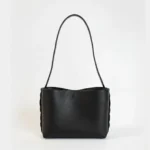 Zenia Shoulder Bag | Black Leather