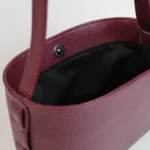 Zenia Shoulder Bag | Bordeaux Leather - Image 3