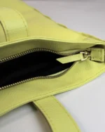 Τσάντα Tote Nefeli | Δέρμα Kίτρινο - Image 5