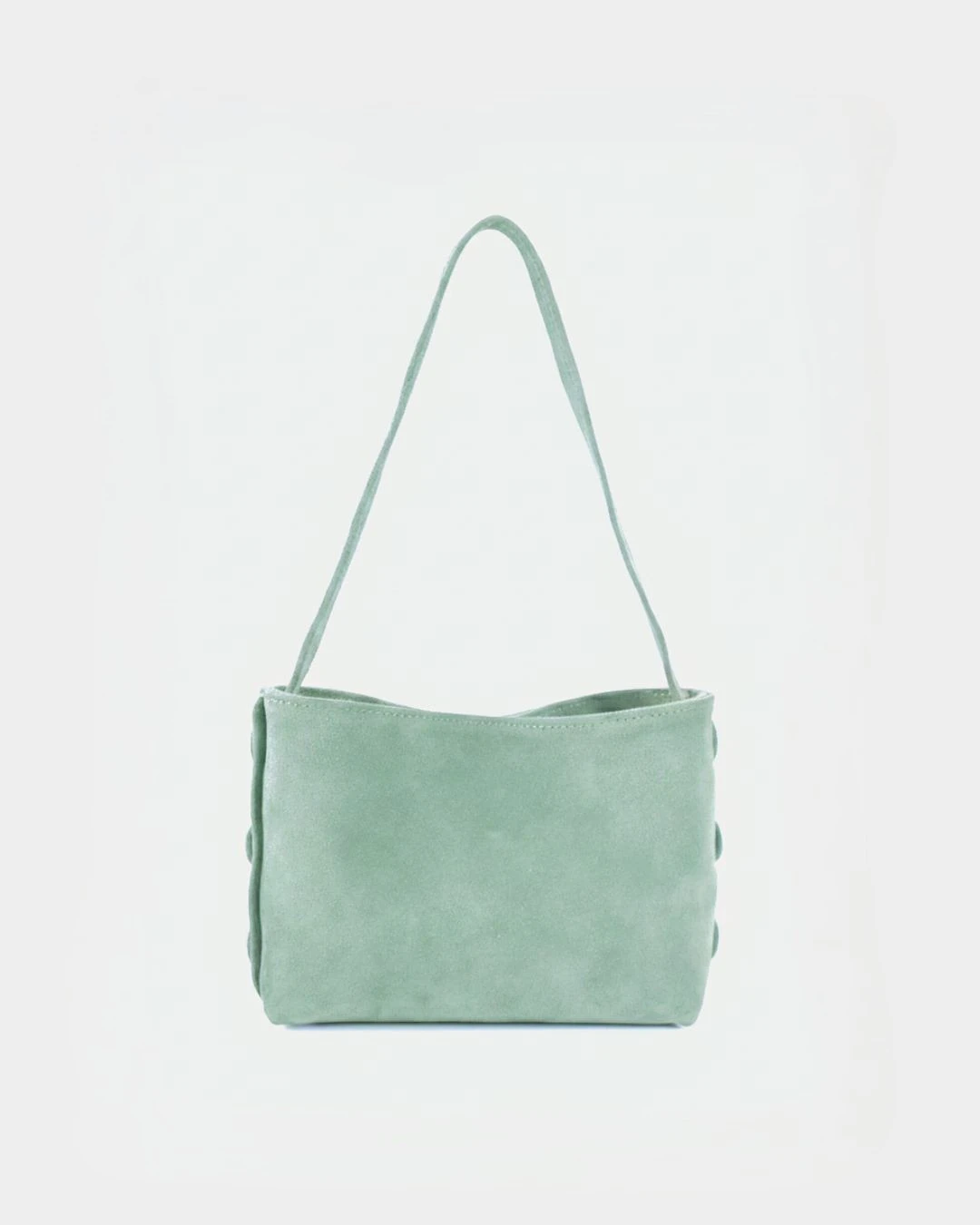Mind Suede Zenia Shoulder Bag Main Zenia Shoulder Bag | Mint Suede Leather - Image 1