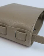 Τσάντα Ώμου Zenia | Δέρμα Μόκα - Image 4