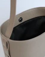 Τσάντα Ώμου Zenia | Δέρμα Μόκα - Image 3