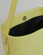 Τσάντα Ώμου Zenia | Δέρμα Κίτρινο - Image 3