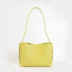 Τσάντα Ώμου Zenia | Δέρμα Κίτρινο