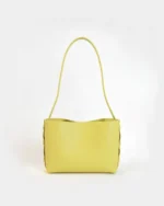 Τσάντα Ώμου Zenia | Δέρμα Κίτρινο