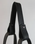 Alcyone Oversized Tote | Black Leather - Image 5