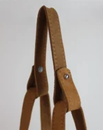 Alcyone Oversized Tote | Caramel Brown Suede - Image 5