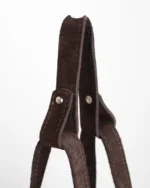 Alcyone Oversized Tote | Chocolate Suede - Image 5