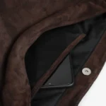 Alcyone Oversized Tote | Chocolate Suede - Image 4