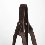 Alcyone Oversized Tote | Chocolate Suede - Image 5