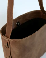 Zenia  Shoulder Bag | Vintage Brown Leather - Image 4