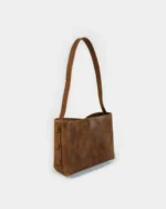 Zenia  Shoulder Bag | Vintage Brown Leather - Image 2