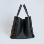 Alcyone Medium Tote | Black Leather - Image 5