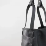 Alcyone Small Tote | Black Leather - Image 3
