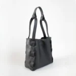 Alcyone Small Tote | Black Leather