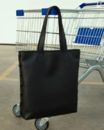 Τσάντα Tote Nefeli | Δέρμα Μαύρο - Image 4