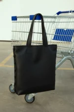 Nefeli Tote Bag | Black Leather - Image 5