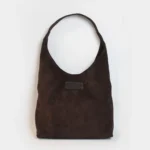 Karma Tote Bag | Chocolate Suede Leather
