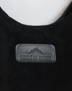 Karma Tote Bag | Black Suede Leather - Image 3