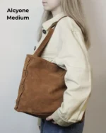 Alcyone Tote Bag | Russet Brown Leather - Image 5