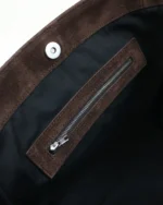 Alcyone Tote Bag | Chocolate Suede - Image 4