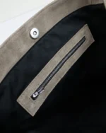 Alcyone Tote Bag | Taupe Suede - Image 4