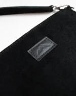 Iris Clutch | Black Suede - Image 3