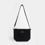 Iris Clutch | Μαύρο Σουετ