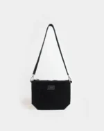 Iris Clutch | Black Suede