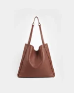 Alcyone Tote Bag | Russet Brown Leather