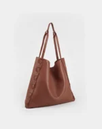Alcyone Tote Bag | Russet Brown Leather - Image 2