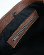 Alcyone Tote Bag | Russet Brown Leather - Image 4