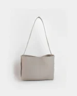 Zenia Shoulder Bag | Nappa Beige Leather