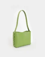 Zenia Shoulder Bag | Lime Green Leather - Image 2