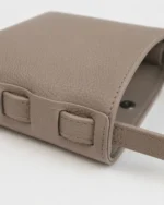Zenia Shoulder Bag | Sand Beige Leather - Image 3