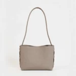 Zenia Shoulder Bag | Sand Beige Leather