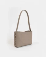 Zenia Shoulder Bag | Sand Beige Leather - Image 2
