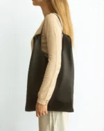 Thalia Tote | Black Leather - Image 2
