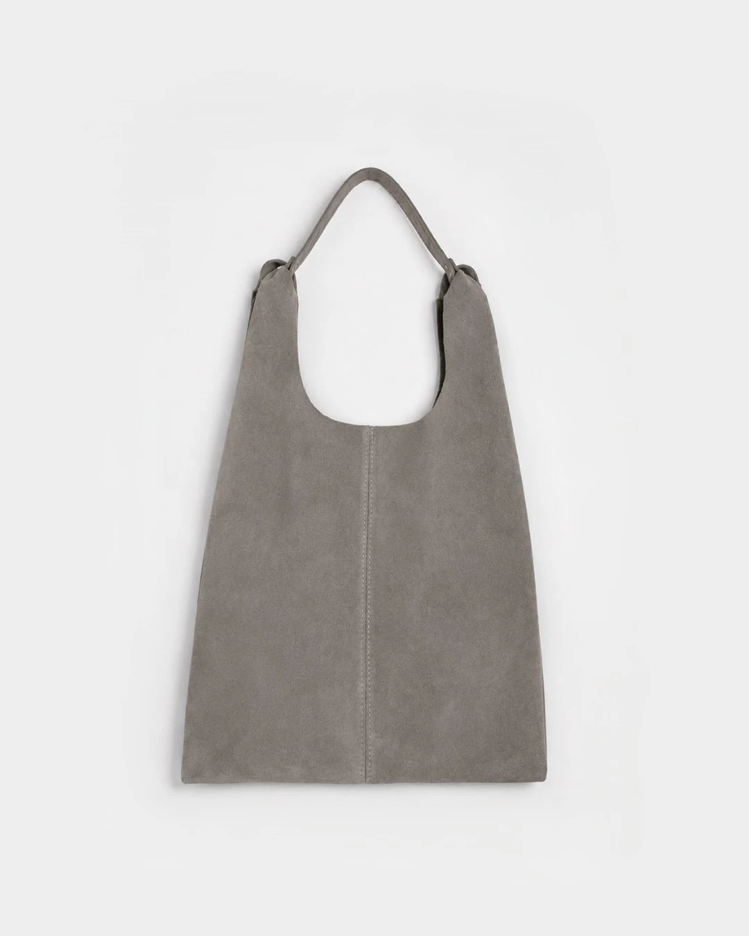 Thalia Leather Tote Bag Taupe Suede Leather Face Thalia Tote | Taupe Suede Leather - Image 1