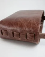 Zenia Shoulder Bag | Vintage Brown Leather - Image 3