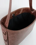 Zenia Shoulder Bag | Vintage Brown Leather - Image 4