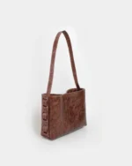 Zenia Shoulder Bag | Vintage Brown Leather - Image 2