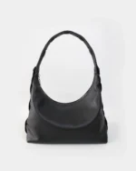 Athena Hobo Bag | Black Nappa Leather