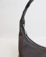 Athena Hobo Bag | Chocolate Brown Nappa Leather - Image 6