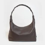 Athena Hobo Bag | Chocolate Brown Nappa Leather