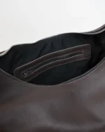 Athena Hobo Bag | Chocolate Brown Nappa Leather - Image 7
