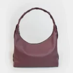 Athena Hobo Bag | Burgundy Nappa Leather