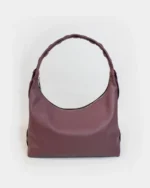 Athena Hobo Bag | Burgundy Nappa Leather